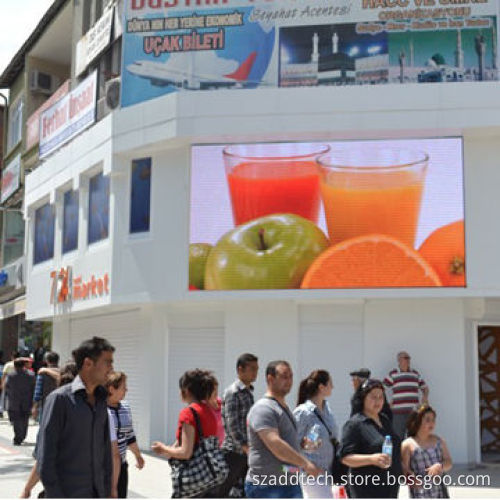 Outdoor LED Video Wall Screen, Installed Street Entrance of Shopping MallNew